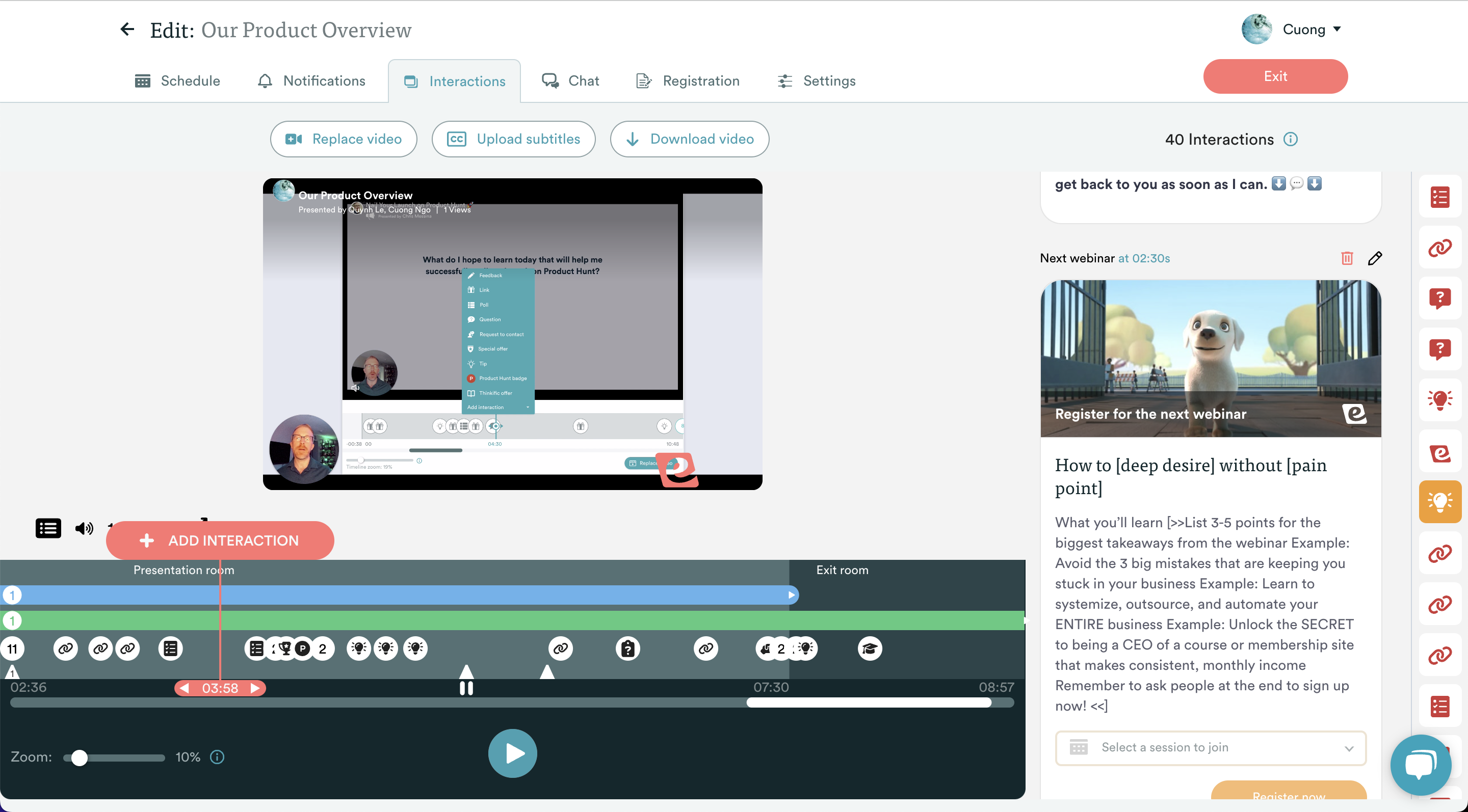 eWebinar